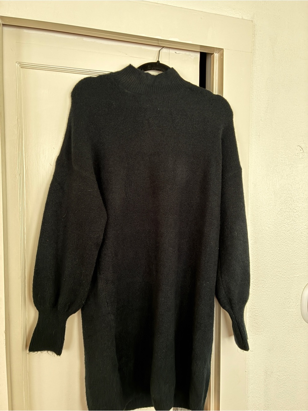 Vero Moda Black Mock Neck Sweater Dress